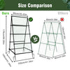 Garden Trellis A-Frame for Climbing Plant Vegetable Fruit Support Stand Full Set