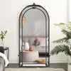 Rustic Mirror Wall Mounted Full Length Framed Dressing Mirror Bedroom Room Decor