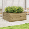 Garden Planter 110x110x46 Impregnated Wood Pine F9P5
