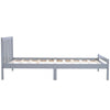 Merax Single Bed 3ft Solid Wooden Bed Frame Bedroom Furniture Adults/Kids 90x190