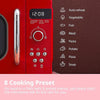 COMFEE Retro Digital Microwave Oven 800W 20L W/ 8 Auto Menus 5 Cooking Power