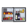 46L Mini Fridge Black Counter Top Small Refrigerator Drinks Cooler Home Office