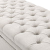Rect Ottoman Stool Bench Storage Box Pouffe Seat Blanket Bedding Toy Chest Chair
