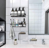Shower Caddy With Soap Dish & Toothbrush Holder 5pcs Bathroom Wall Mounted