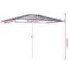 Garden Parasol with Steel Blue 300x200x250 N2K6