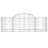 BaraSh Arched Gabion Baskets 5 pcs 200x50x60/80 Galvanised ,Gabion Wall H6F8