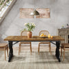 Dining Table for 6, Farmhouse Kitchen Dinner Table Dining Room Table Desk