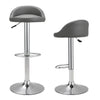 2x Swivel Barstools Kitchen Counter Seat Classic PU Upholstered Salon Pub Chairs