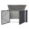 Panana Galvanized Steel Garden Storage Shed Bike Metal Pent Roof Tool Shed House