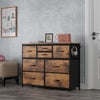 8 Chest of Drawers Bedroom Storage Drawers with Wooden Handles Wooden Top