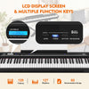 Mustar 88 Semi Weighted Keys Digital Piano Portable Keyboard Pedal Stand MIDI