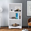 3 Cube Wooden Bamboo Bookcase Bookshelf Storage Unit Bookcase Display Stand