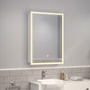 Dimmable LED Bathroom Mirror Cabinet Touch Switch Antifog Demister Shaver Socket