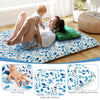 Japanese Floor Mattress Futon Mattress 190 x 120 x 10cm-Blue