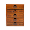 5 Drawers Wooden Storage Box Jewelry Sewing Organiser Case Chest Cabinet Home
