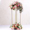 80CM Tall Square Metal Flower Ball Display Pedestal Stand Wedding Centerpiece