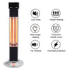 Electric Heater Garden Heating Free Standing/Wall-mounted/Hanging Outdoor Warmer