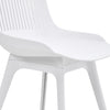 4pcs Dining Chairs Contemporary Lounge Dining Home Office Plastic Reception Seat