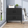 4-Doors Office Filing Cabinet Printer Stand Pedestal Metal File Storage Cupboard