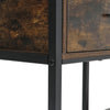 Tall Industrial Storage Shelf Bookcase Bookshelves FloorStanding Display Rack UK