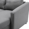 Big Sales! Corner Sofa Bed Pull out Sofabed 3 Seater Recliner Sleeper w/ Storage