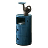 Cylinder 3 Drawers Bedroom Bedside Cabinet Storage Nightstand Side Table Blue