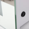 Bathroom LED Mirror Cabinet with Shaver Socket Bluetooth Music Sensor 2 Doors