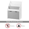 3 Tier Children Toy Storage Organizer Kids Bookshelf with Drawer Organizer Rack