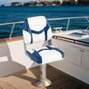 Fold-down Fishing Sightseeing Boat Speedboat Captain Seats Blue