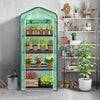 Garden Compact Walk In Greenhouse Frame Shelves Reinforced Cover Cold Frame New