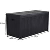Storage Container Outdoor Garden Box Utility Chest Cushion Shed Box 430L