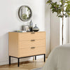Large 3 Drawers Bedroom Storage Cabinet Sideboard Clothes Organiser Drawer Chest