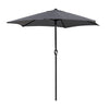 Garden Patio Parasol Sun Shade UV Protection Umbrella Steel Tilting Crank Handle