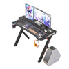 3D Super Cool RGB Neon Gaming Desk PC Laptop Computer Table Gamer Workstation