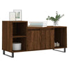 Lechnical TV Cabinet Brown Oak 100x35x55 Engineered Wood,TV Stand Unit,TV K8T5