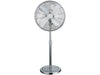 Challenge 16" 3 Speed Oscillating Adjustable Pedestal Fan - Chrome 5784527 R