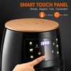 LCD DIGITAL AIR FRYER COOKER OVENS LOW FAT HEALTHY OIL FREE FRYING KITCHEN 6L AT
