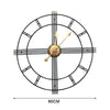 Wall Clock 60cm Hollow Metal Clock for Living Room Bedroom Kitchen Home Decor UK
