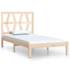 Bed Frame Solid Wood Pine 90x190 cm Single