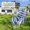 Hammock chair,hanging rope swing chair with2cushions, for indoor and outdoor use