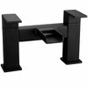 Matt Black Square Mixer Waterfall Bathroom Basin Sink Bath Filler Shower Tap Set