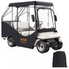 4 Passenger Golf Cart Cover Waterproof Driving Enclosure 600D Polyester