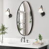Wall Mounted Framed Mirror Vanity Makeup Bedroom Glass Dressing Mirror Shaped