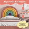 Upholstered Platform Bed Frame 3ft Single Size Bed with Wood Slat Support, Pink