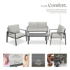 Garden Furniture Table and Chairs Sofa Set Outdoor Patio Aluminium Lounge Sets
