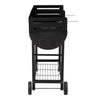 Charcoal BBQ Grill Trolley Barbecue Patio Outdoor Garden Heating Smoker 3 Levels