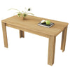 DINING TABLE RECTANGULAR KITCHEN DINING ROOM 4 SEATERS 116X65X75 CM TABLE OAK