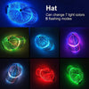 LED Hats Baseball Caps Glow Hat Unisex Light Rave Fiber Optic Hats 7 Colors