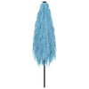 Garden Parasol with Steel Blue 300x200x250 N2K6