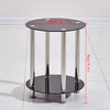 Nest Of 3 Nested Nesting Tables Side End Coffee Table Glass/Wood for Living Room